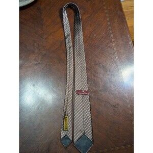 Vintage Oscar de la Renta 100% Silk Tie - MCFARLIN'S Rochester NY 1970s/ 80s red